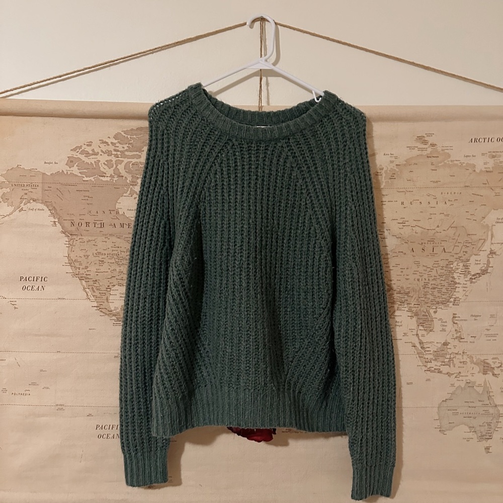 Green Knit Sweater